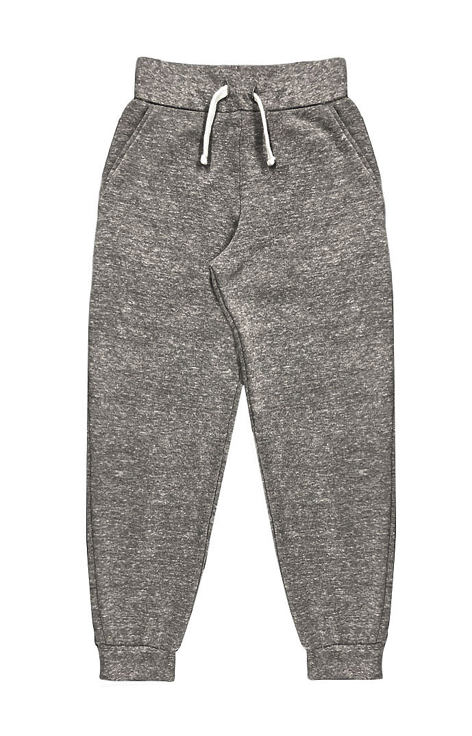 USA Made - Youth Triblend Fleece Jogger Sweatpant - Tri vintage grey - 10