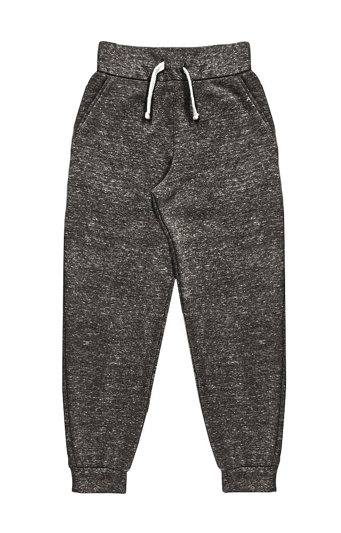 USA Made - Youth Triblend Fleece Jogger Sweatpant - Tri onyx - 12