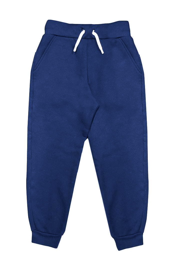 USA Made - Youth Fashion Fleece Jogger Sweatpant - Navy - 8