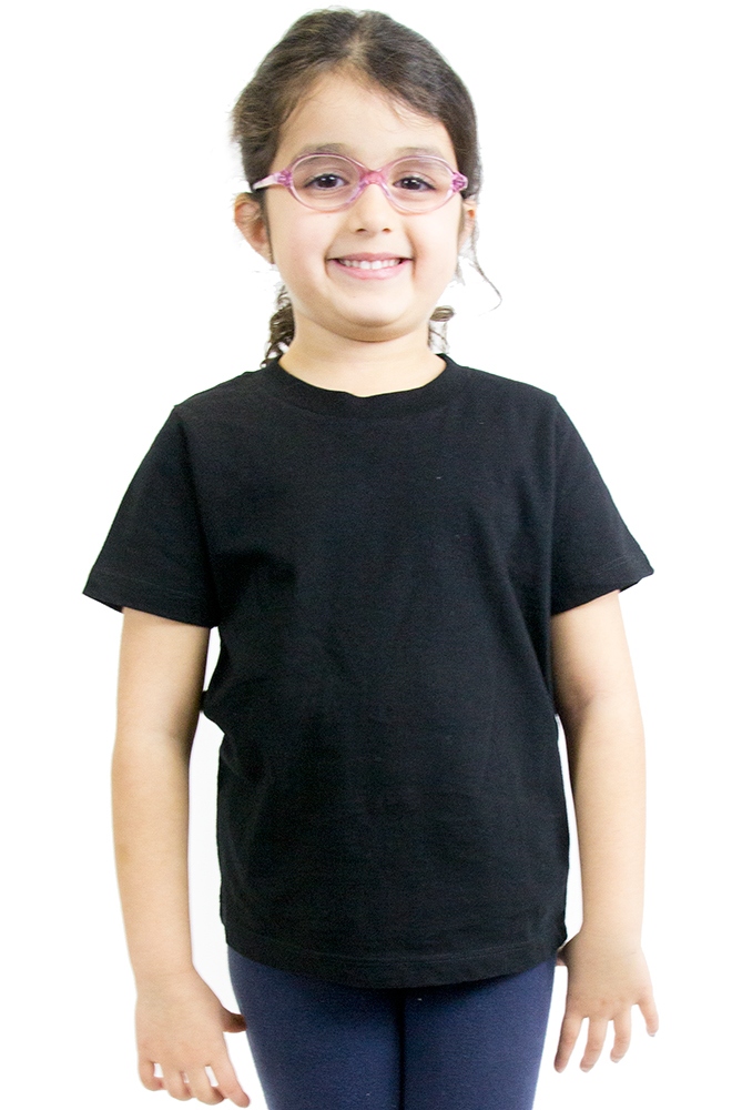 USA Made - Organic Toddler Short Sleeve Crew Tee - Night - 4