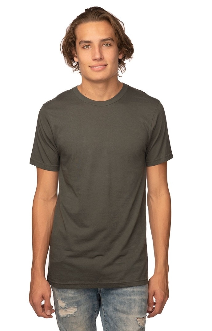 USA Made - Viscose Hemp Organic Cotton Tee -  Storm - s