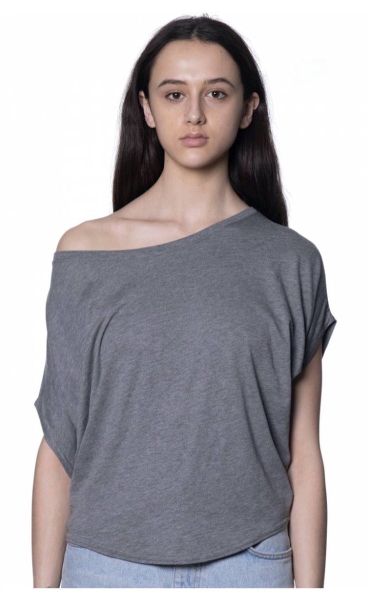 USA Made - Women's Viscose Bamboo & Organic Cotton Poncho - Cloudburst - xs