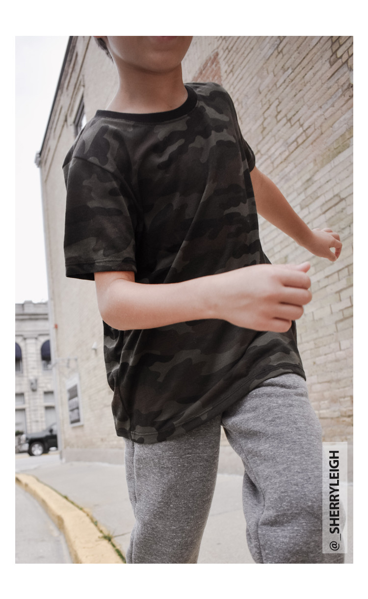 Youth Camo T-Shirt Made in USA