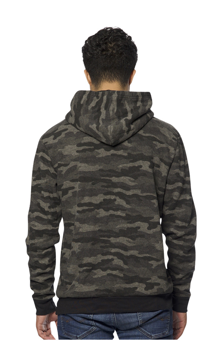 Mens grey camo discount hoodie