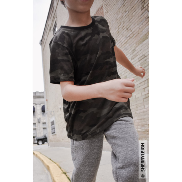 Small Image of Style 17221CMOYouth Camo Tee