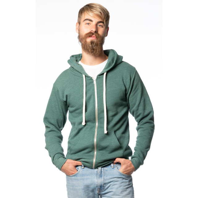 Small Image of Style 25050Unisex Triblend Fleece Zip Hoody