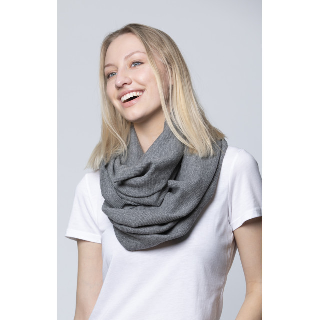 Small Image of Style 34000Unisex eco Triblend Thermal Infinity Scarf