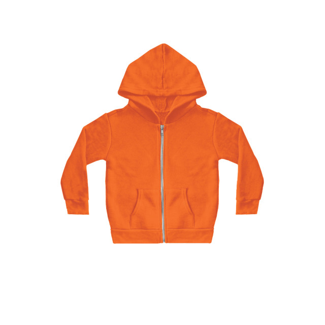 Toddler Fashion Fleece Neon Zip Hoody