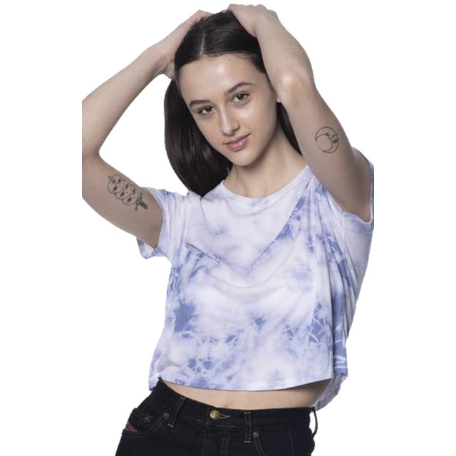 Small Image of Style 55155CTDWeekend Cloud Tie Dye Boxy Crop