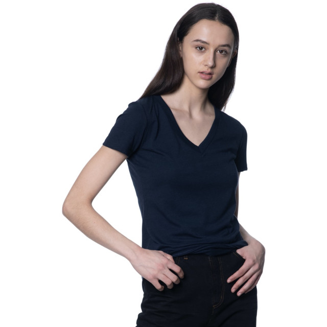 Small Image of Style 64030Womens Viscose Hemp Organic V Neck