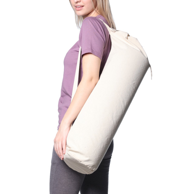 Organic Cotton Yoga Bag - White