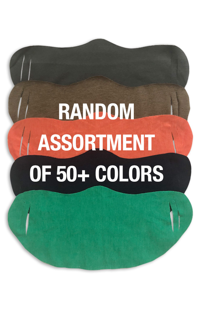 USA Made - Rib Face Mask (FMRIB1) - Assorted - os