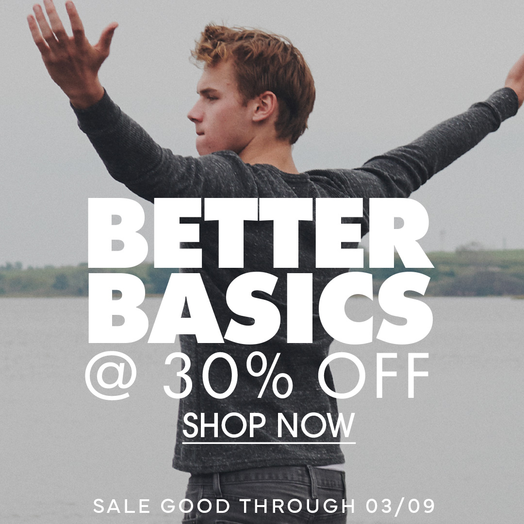 Better Basics sale slide