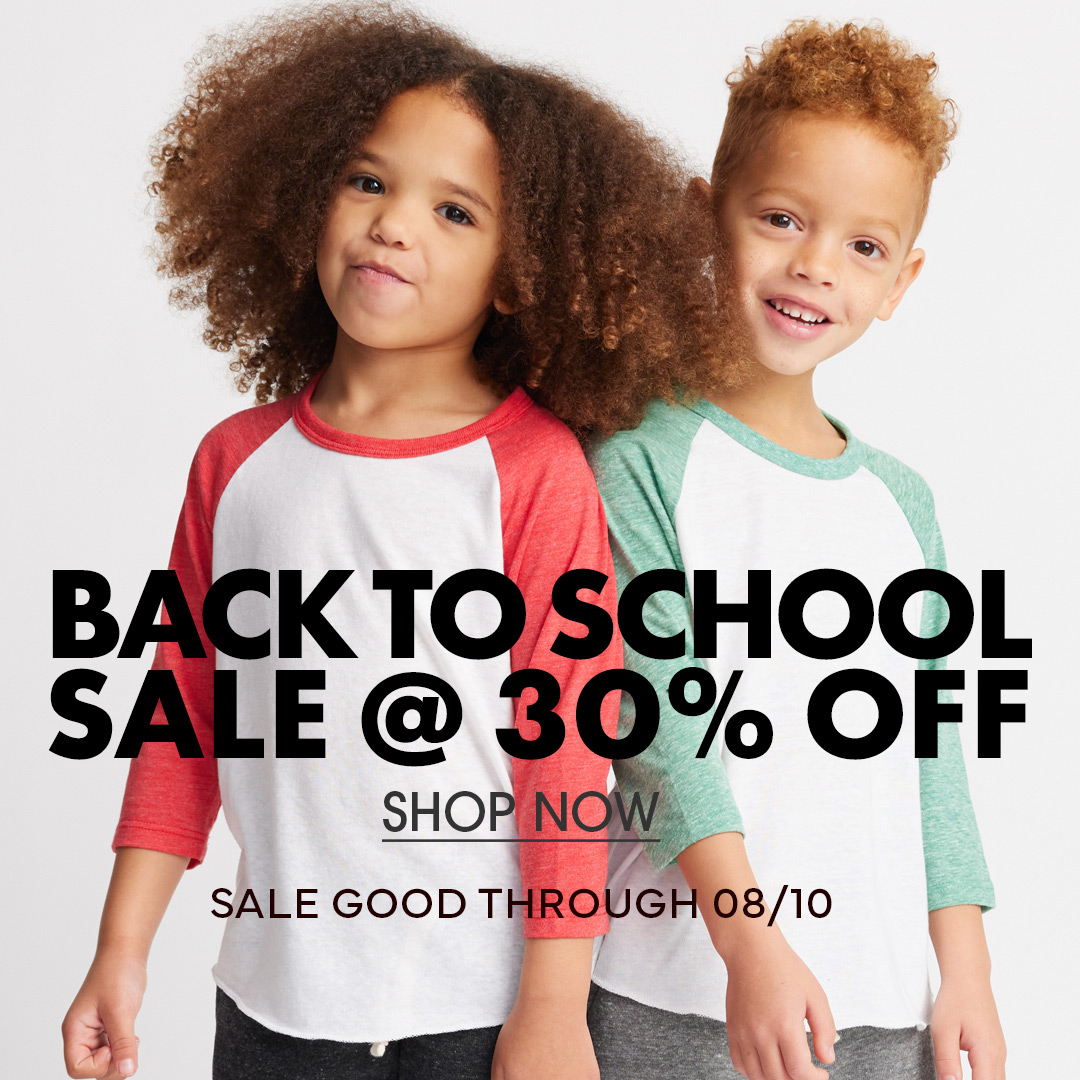 Back to School Sale on Kids Apparel
