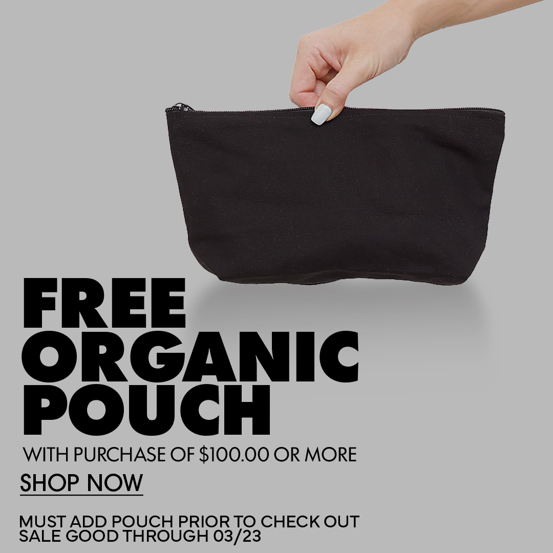 Organic Canvas Pouch for carts above $100