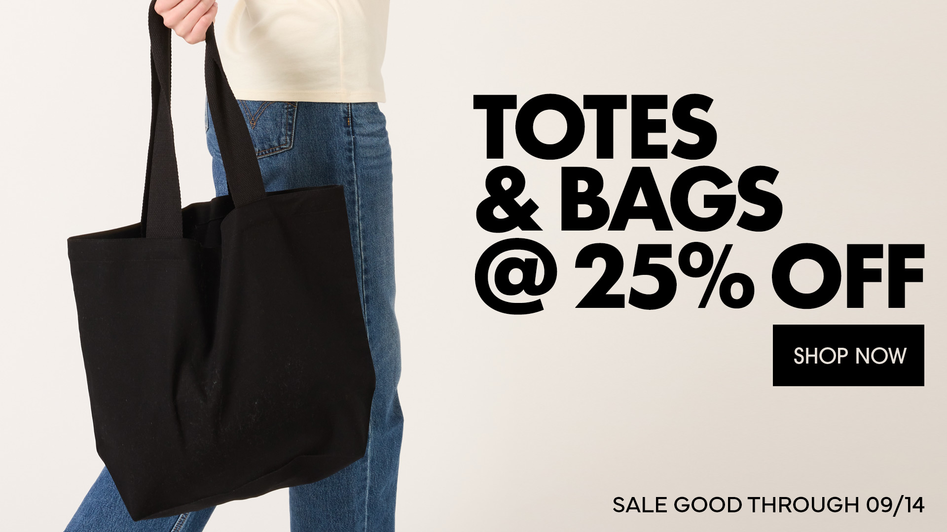 Totes and Bags 25% Off