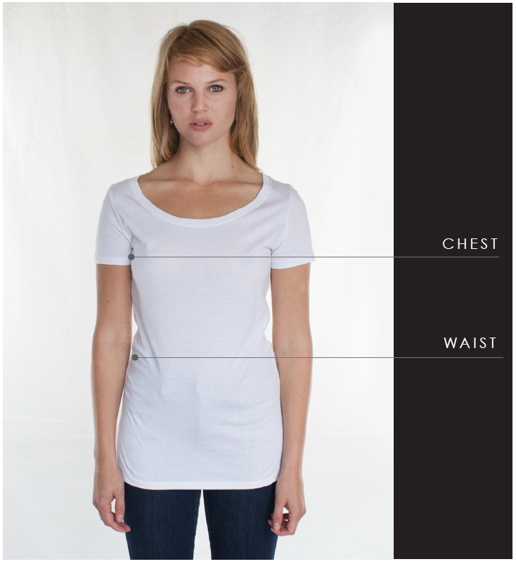 American Made Womens burnout V-neck for ladies with style.