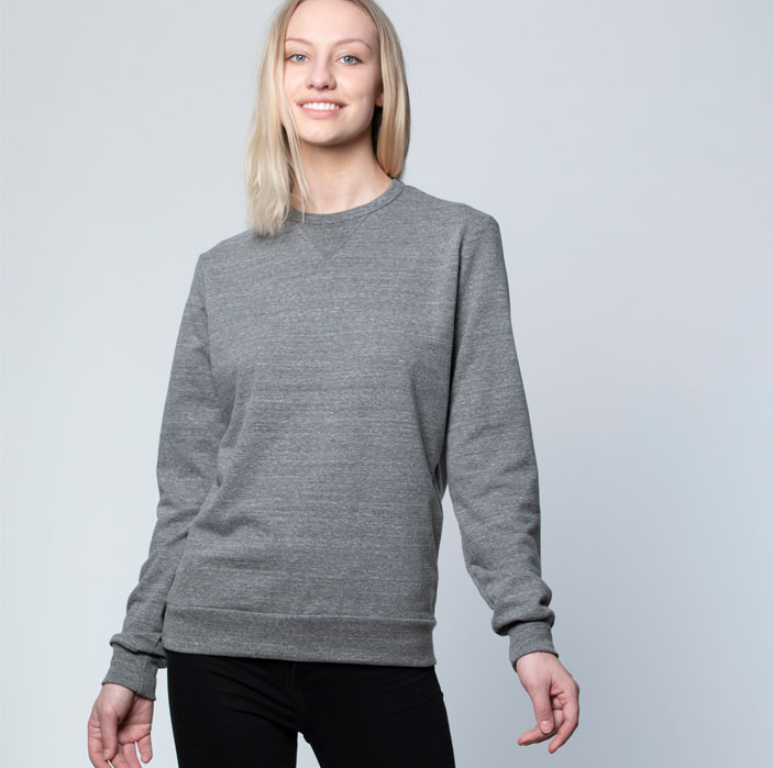 Unisex Eco Triblend French Terry Crew