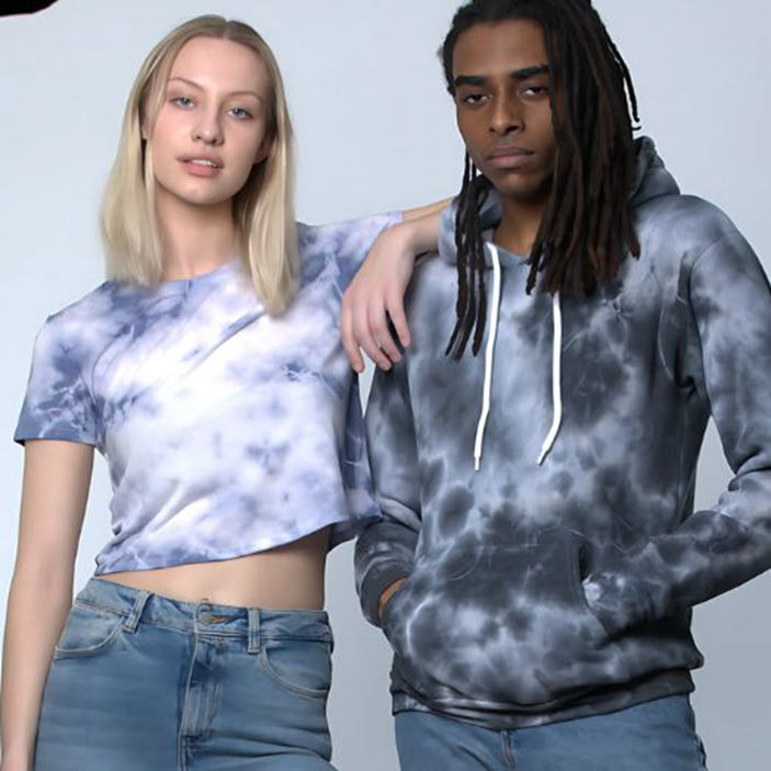 CLOUD TIE DYE CREW SWEATSHIRT