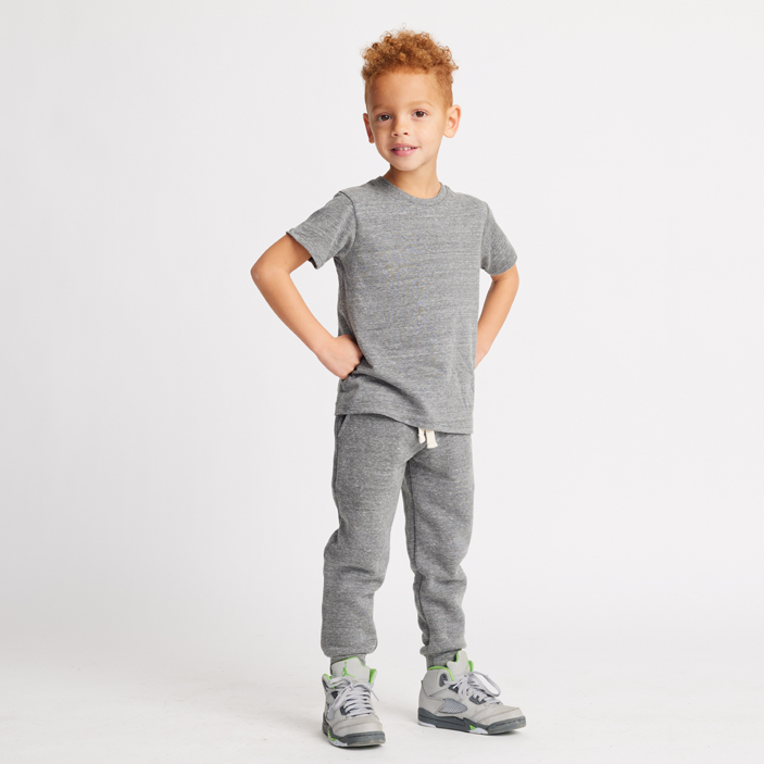 eco Triblend Toddler Short Sleeve Tee & Jogger Sweatpant